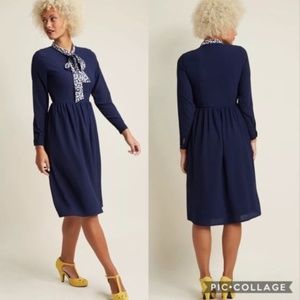 ModCloth Fever London Pippa Bow Dress